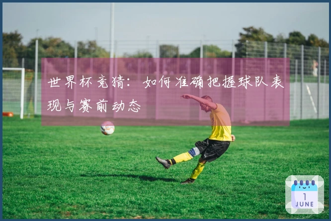 世界杯竞猜：如何准确把握球队表现与赛前动态
